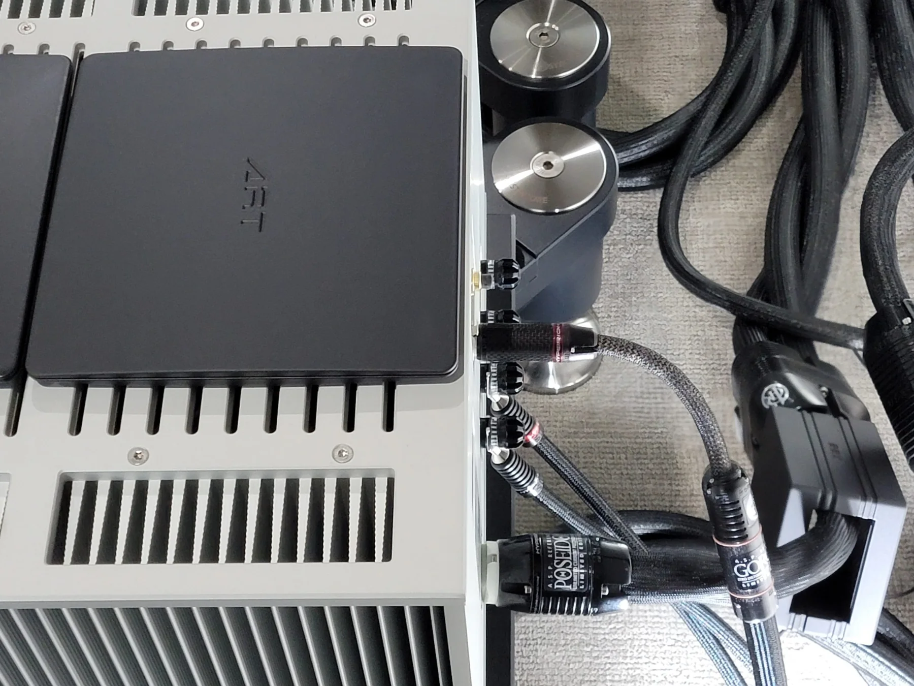 ART 22X and 6XS treatments integrated behind high-end audio components